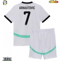 Austria Marko Arnautovic #7 Replica Away Minikit Euro 2024 Short Sleeve (+ pants)